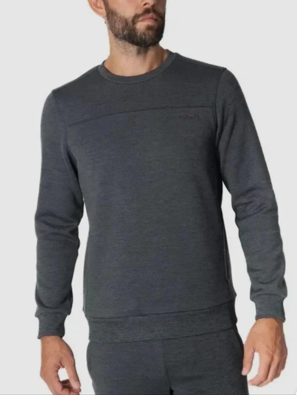 Spyder Men's Crewneck Sweater in Charcoal